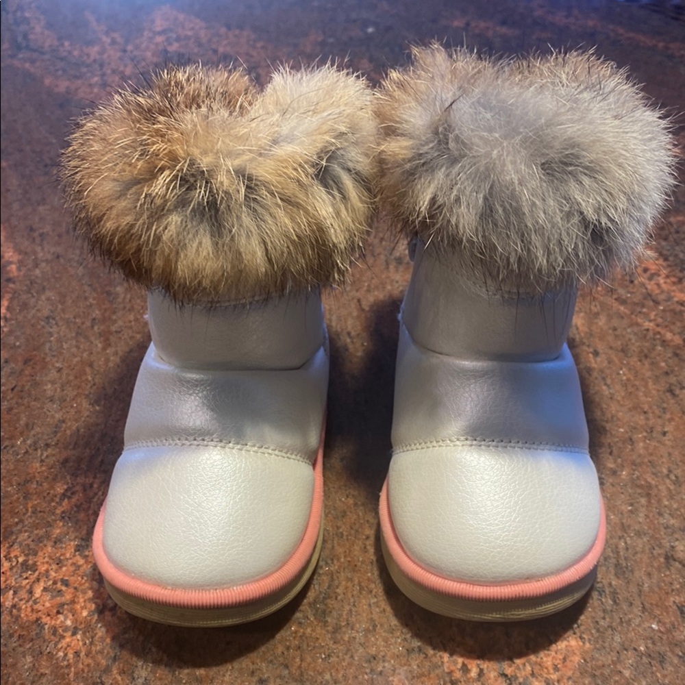 KVbaby Kids Winter Warm Snow Boots Girl's Fur Lined Boots